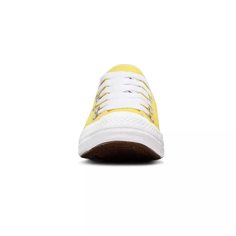 Baskets Converse All Star Canvas Ox - Jaune, Blanc