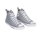 Baskets Converse All Star Hi Outdoor Canvas - Gris Et Blanc