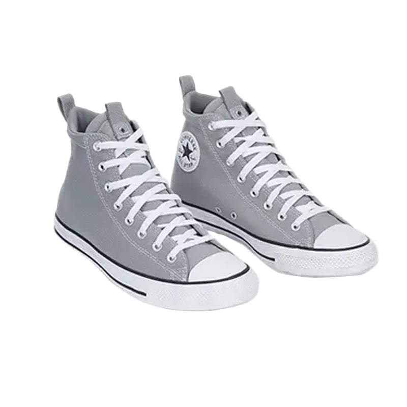 Baskets Converse All Star Hi Outdoor Canvas - Gris Et Blanc