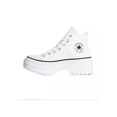 Zapatillas All Star Con Plataforma Y Tacón Lugged - Blanco/Negro