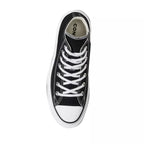 All Star Lugged Heel Platform Sneakers - Black/White