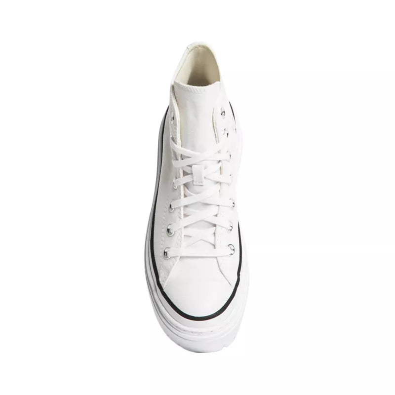 Baskets All Star Lugged Heel Plateforme - Blanc/Noir