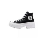 All Star Lugged Heel Platform Sneakers - Black/White