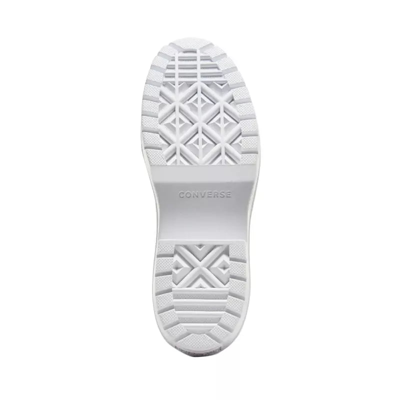 All Star Lugged Heel Platform Sneakers - Black/White