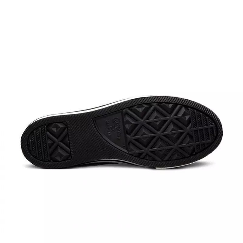 Converse Canvas All Star Lift Hi Jr Trainers - Black/White