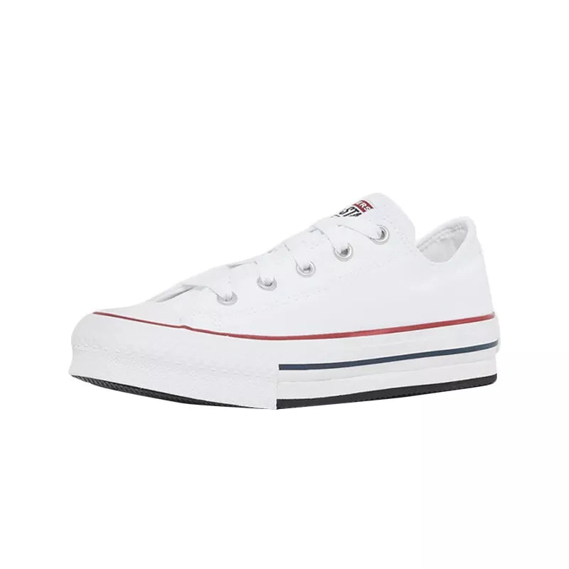 Sneaker Converse Canvas All Star Lift Hi Jr - Bianco Blu