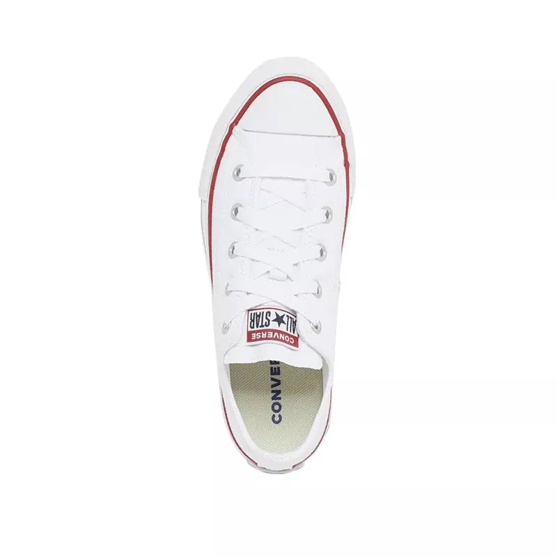 Sneaker Converse Canvas All Star Lift Hi Jr - Bianco Blu