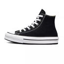 Baskets Converse Canvas All Star Lift Hi Jr - Noir/Blanc