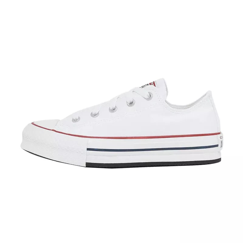 Sneaker Converse Canvas All Star Lift Hi Jr - Bianco Blu