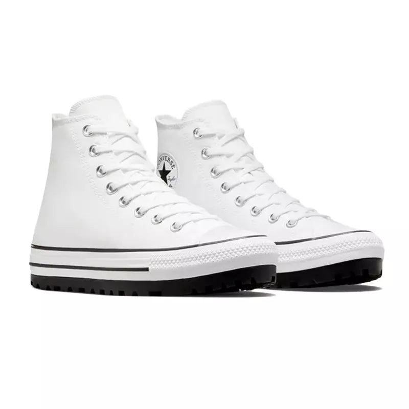 Zapatillas altas City Trek de lona - Blanco