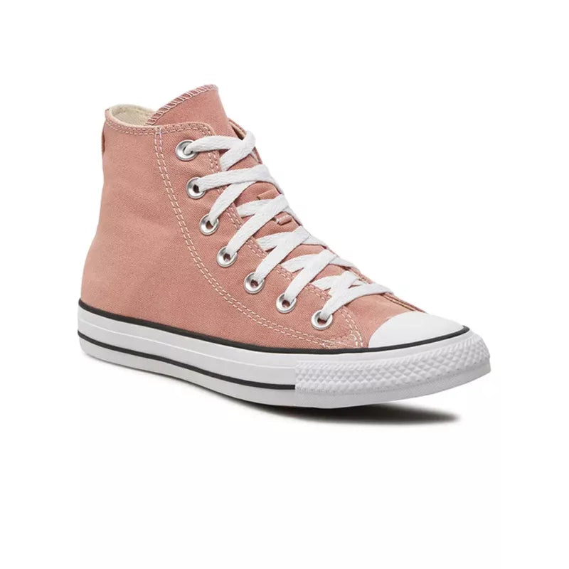 Baskets Canvas Hi - Rose/Marron