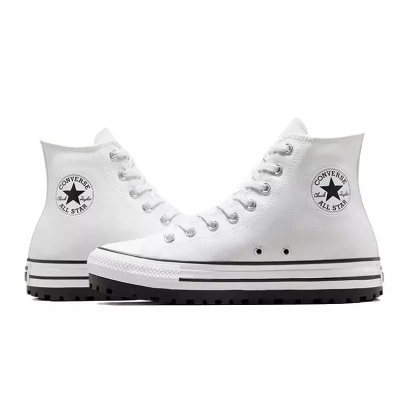 Zapatillas altas City Trek de lona - Blanco