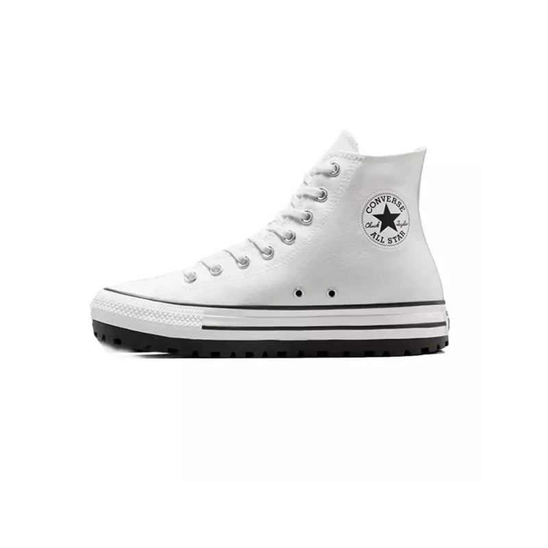 Baskets City Trek Canvas Hi - Blanc