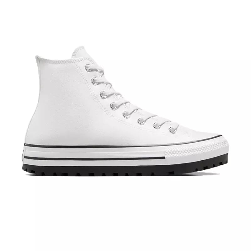 Baskets City Trek Canvas Hi - Blanc