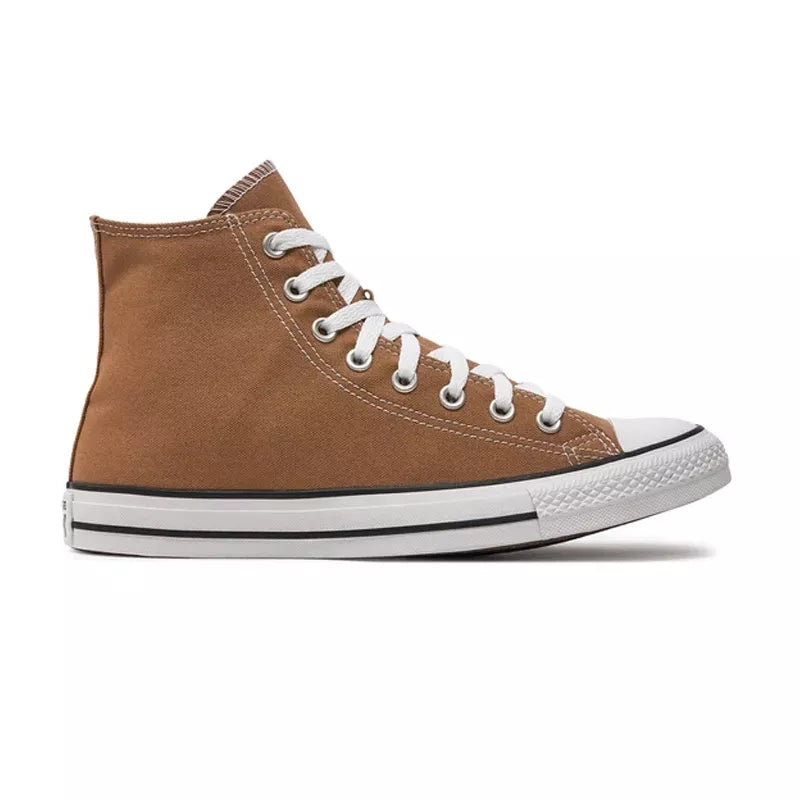 Canvas Hi Sneakers - Brown