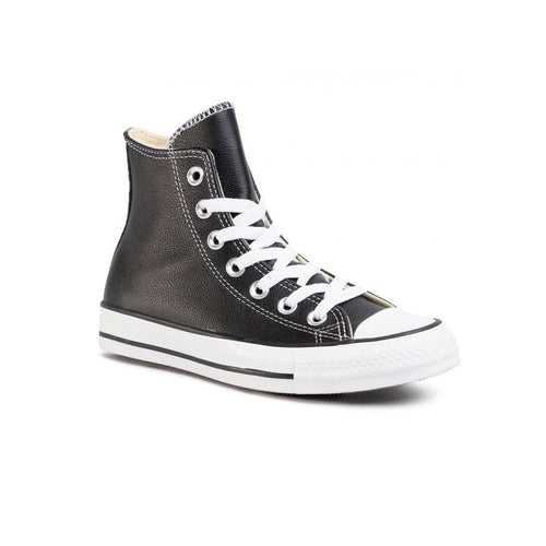 Zapatillas altas Chuck Taylor All Star de cuero - Negro