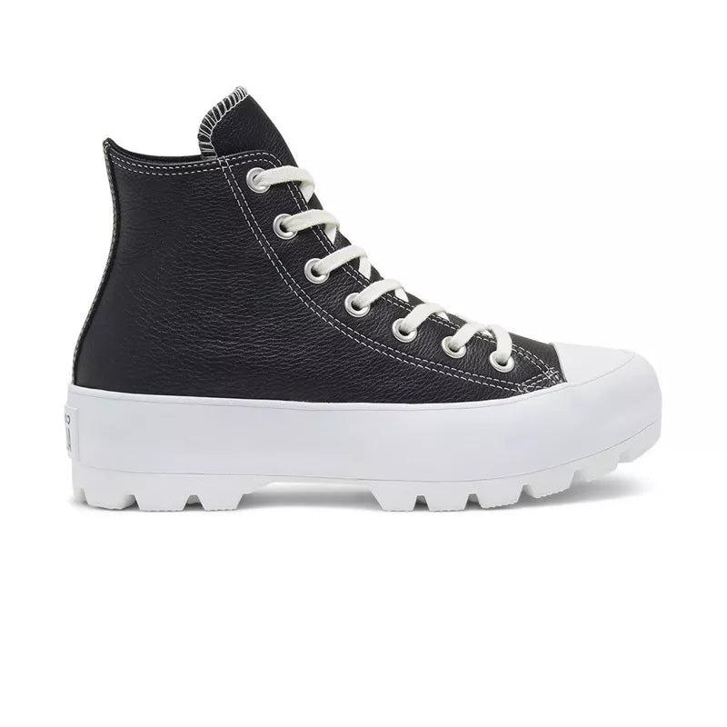 Baskets Converse Chuck Taylor All Star Lugged Leather - Noir, Blanc.