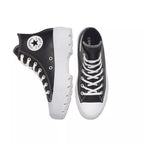 Baskets Converse Chuck Taylor All Star Lugged Leather - Noir, Blanc.