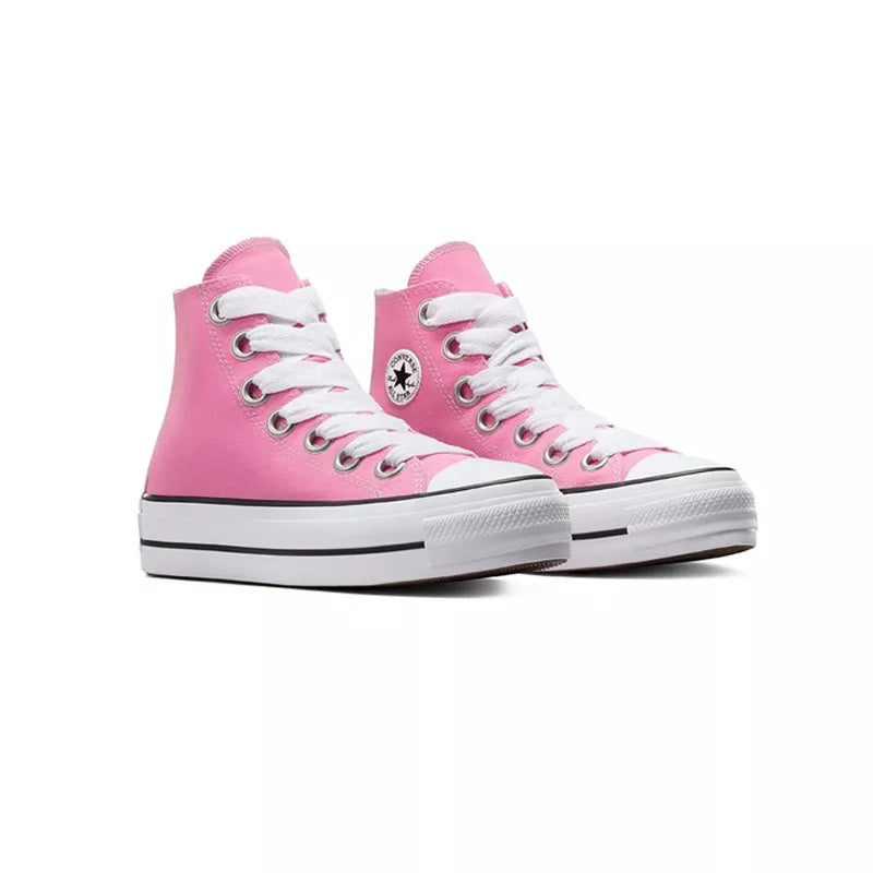 Baskets Converse Hi All Star Lift - Rose/Blanc