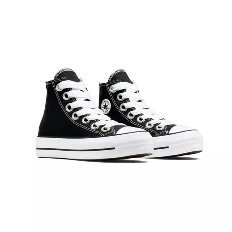 Zapatillas Converse Hi All Star Lift - Negro/Blanco
