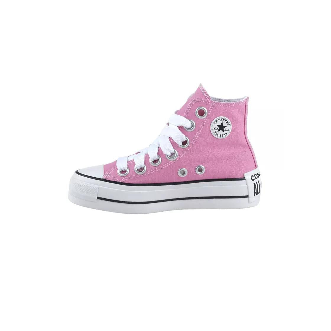 Baskets Converse Hi All Star Lift - Rose/Blanc