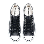 Baskets Plateforme Cuir Hi - Noir