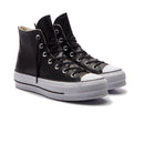 Baskets Plateforme Cuir Hi - Noir