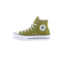 Baskets Converse Platforme Canvas Hi - Kaki/Blanc