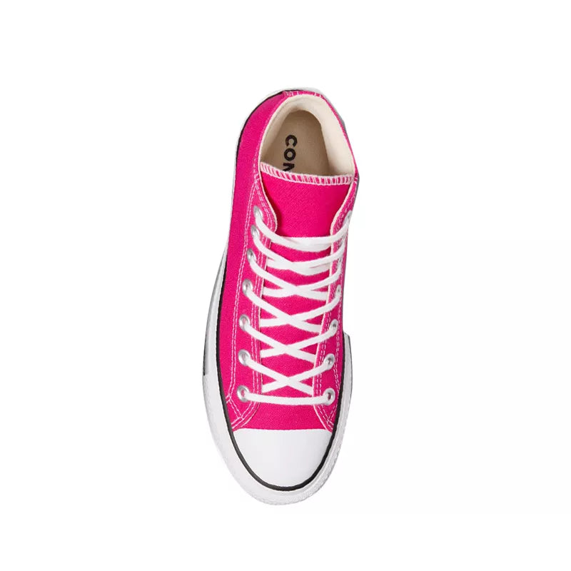 Baskets Platforme Canvas Hi - Rose/Blanc