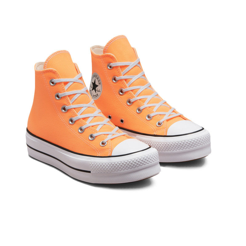 Baskets Platforme Canvas Hi - Orange