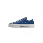 Baskets Platforme Canvas Hi - Bleu Et Blanc