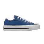 Baskets Platforme Canvas Hi - Bleu Et Blanc