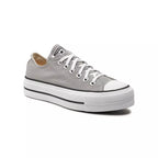 Canvas Hi Platform Sneakers - Gray