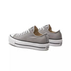 Platform Canvas Hi Trainers - Grey