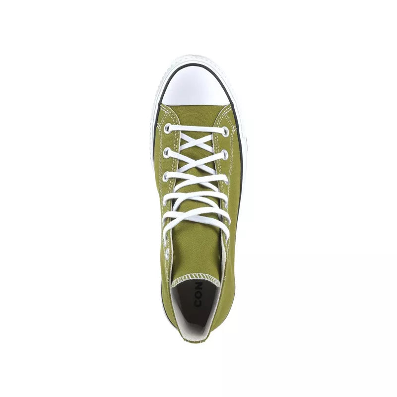 Baskets Converse Platforme Canvas Hi - Kaki/Blanc