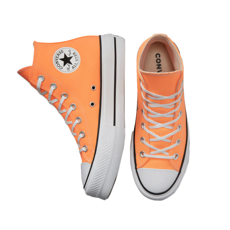 Baskets Platforme Canvas Hi - Orange
