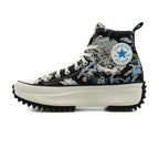 Baskets Converse Run Star Hike Hi - Noir Et Bleu