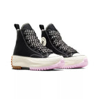 Converse Run Star Hike Hi Sneakers - Black/White/Gum