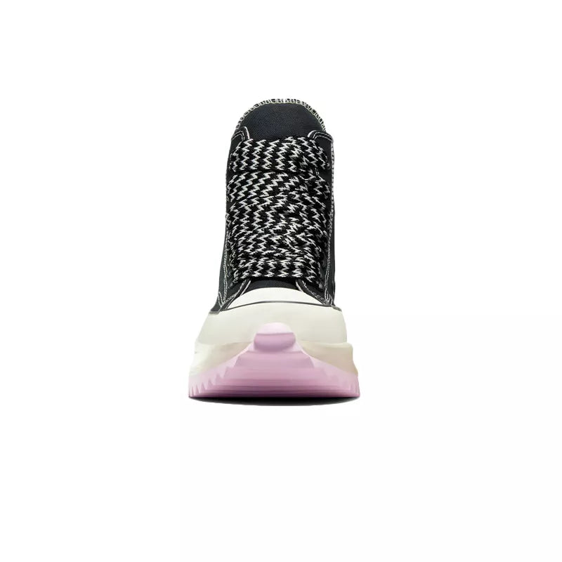 Converse Run Star Hike Hi Sneakers - Black/White/Gum