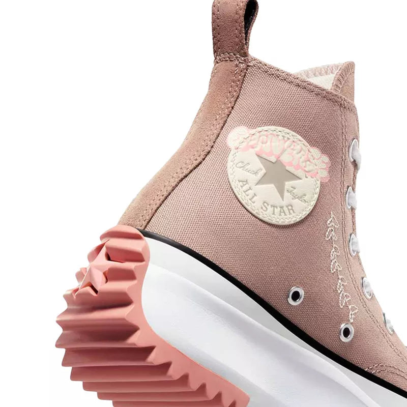 Run Star Hike Hi Sneakers - Pink/White