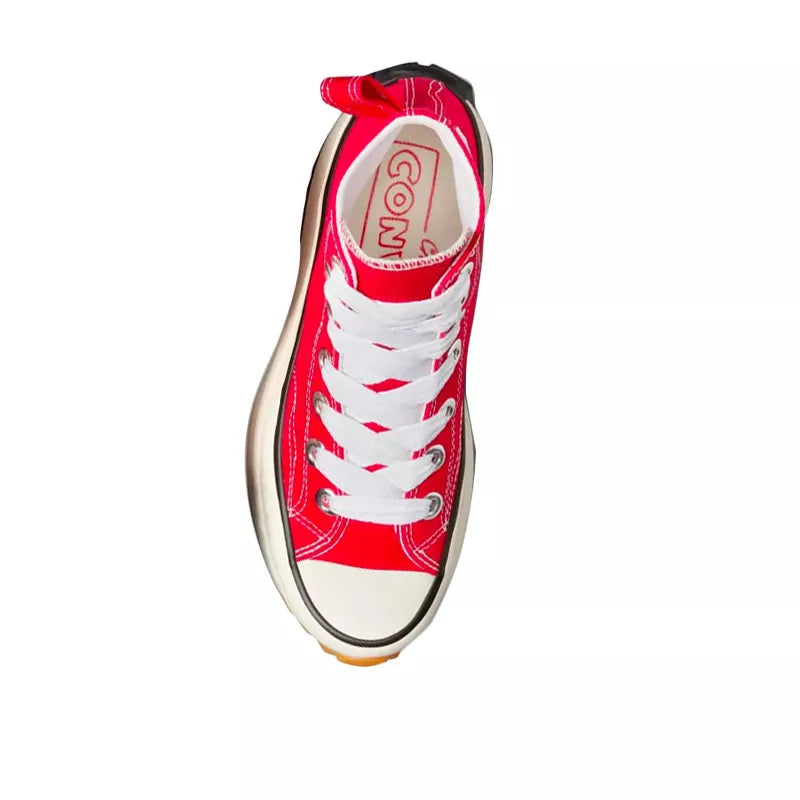 Converse Run Star Hike Hi Sneakers - Red/White