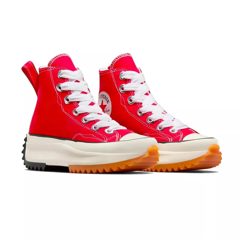 Converse Run Star Hike Hi Sneakers - Red/White