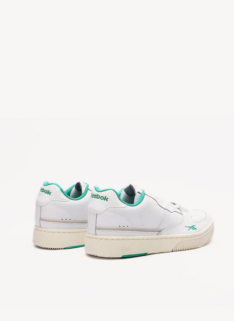 Reebok - Basket Dual Court - White-Chalk-Emeral - Unisexe