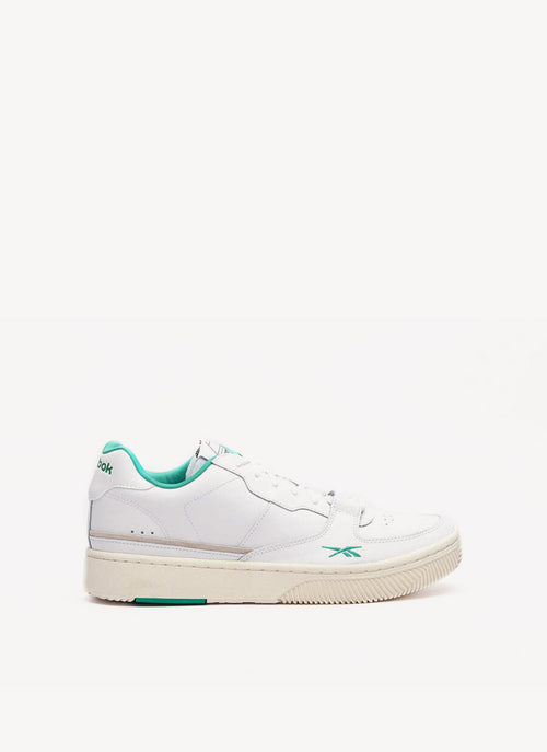 Reebok - Basket Dual Court - White-Chalk-Emeral - Unisexe