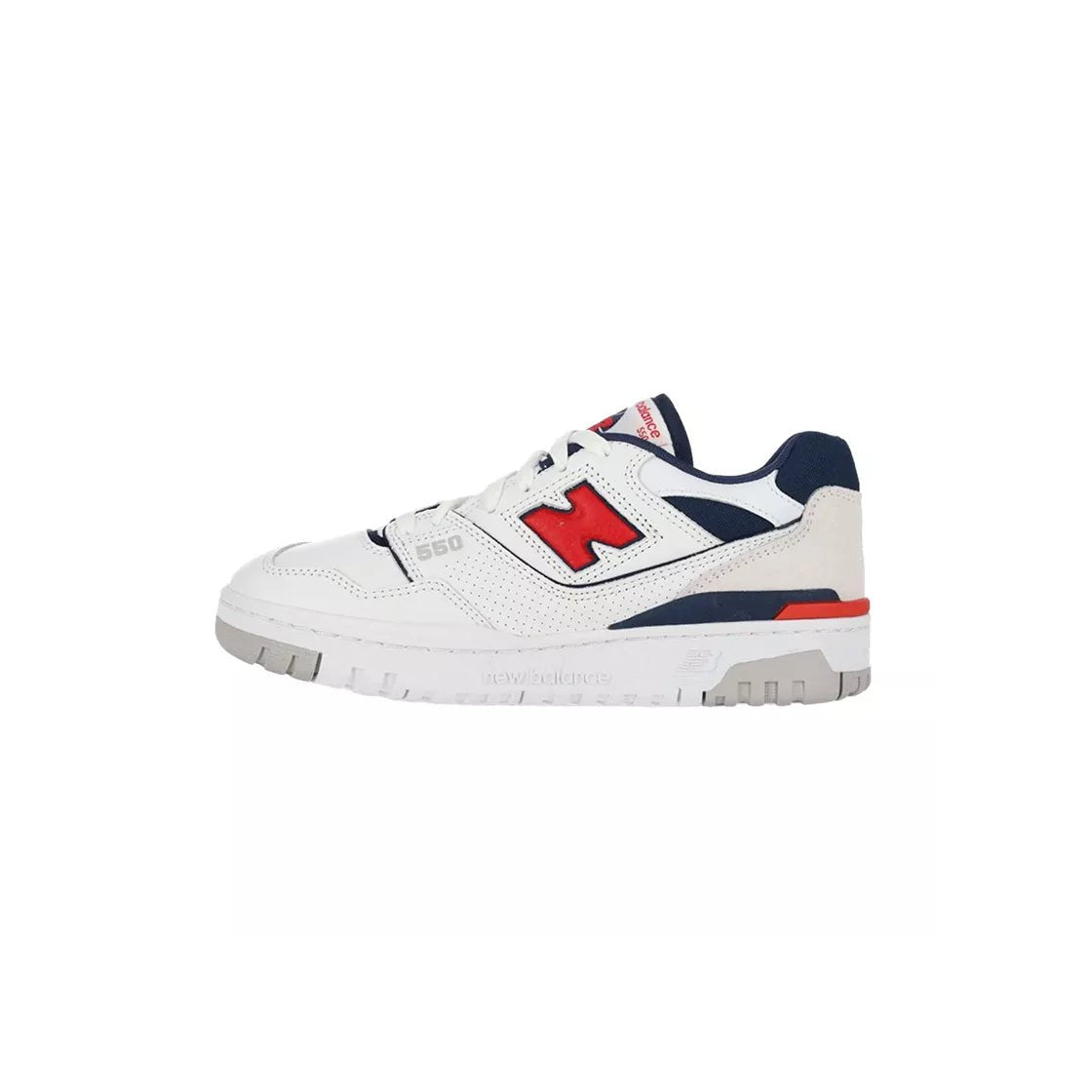 Bb550 Sneakers - White Red Blue