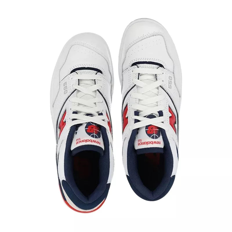 Baskets Bb550 - Blanc Rouge Bleu