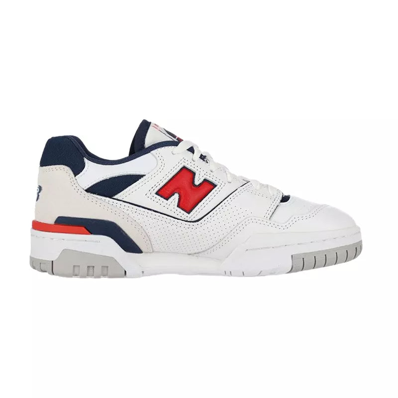 Bb550 Sneakers - White Red Blue