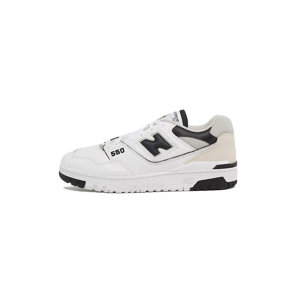 Bb550 Trainers - White Black Grey