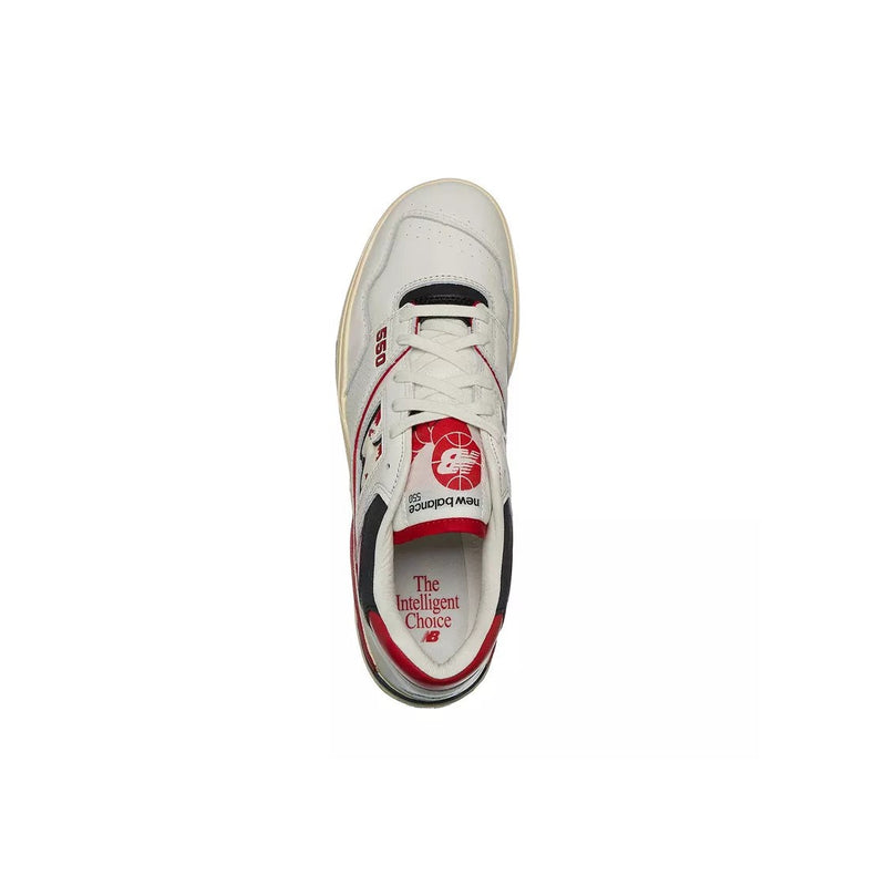 Baskets Bb550 - Blanc Et Rouge