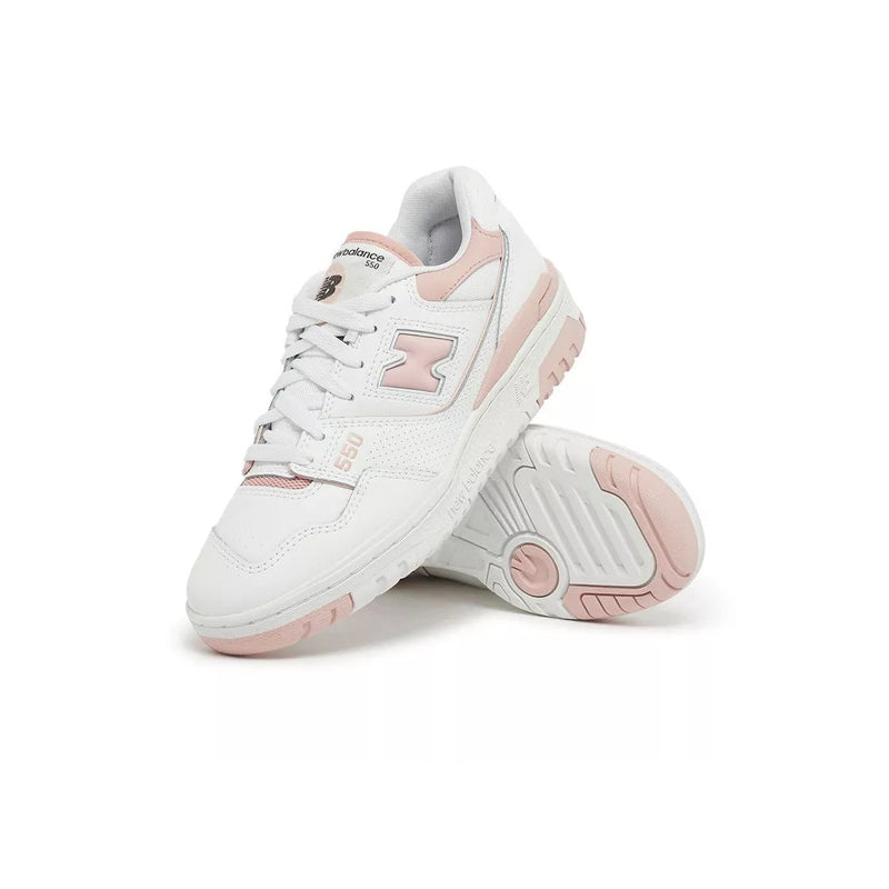 Baskets Bbw550 - Blanc Et Rose